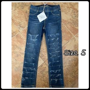 Custom Distressed Denim Old Navy Jeans 5T